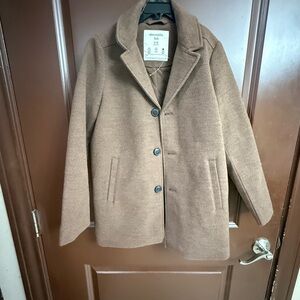 Abercrombie & Fitch Brown Coat